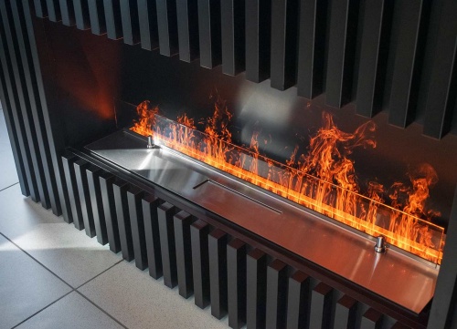 Электроочаг Schönes Feuer 3D FireLine 600 со стальной крышкой в Челябинске