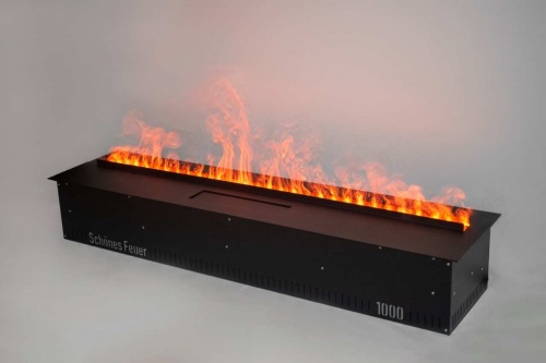 Электроочаг Schönes Feuer 3D FireLine 1000 Pro со стальной крышкой в Челябинске